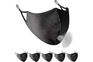 Borgasets Breathable Sport Face Mask for Men Women Youth Adjustable Reusable Washable Comfort Mask