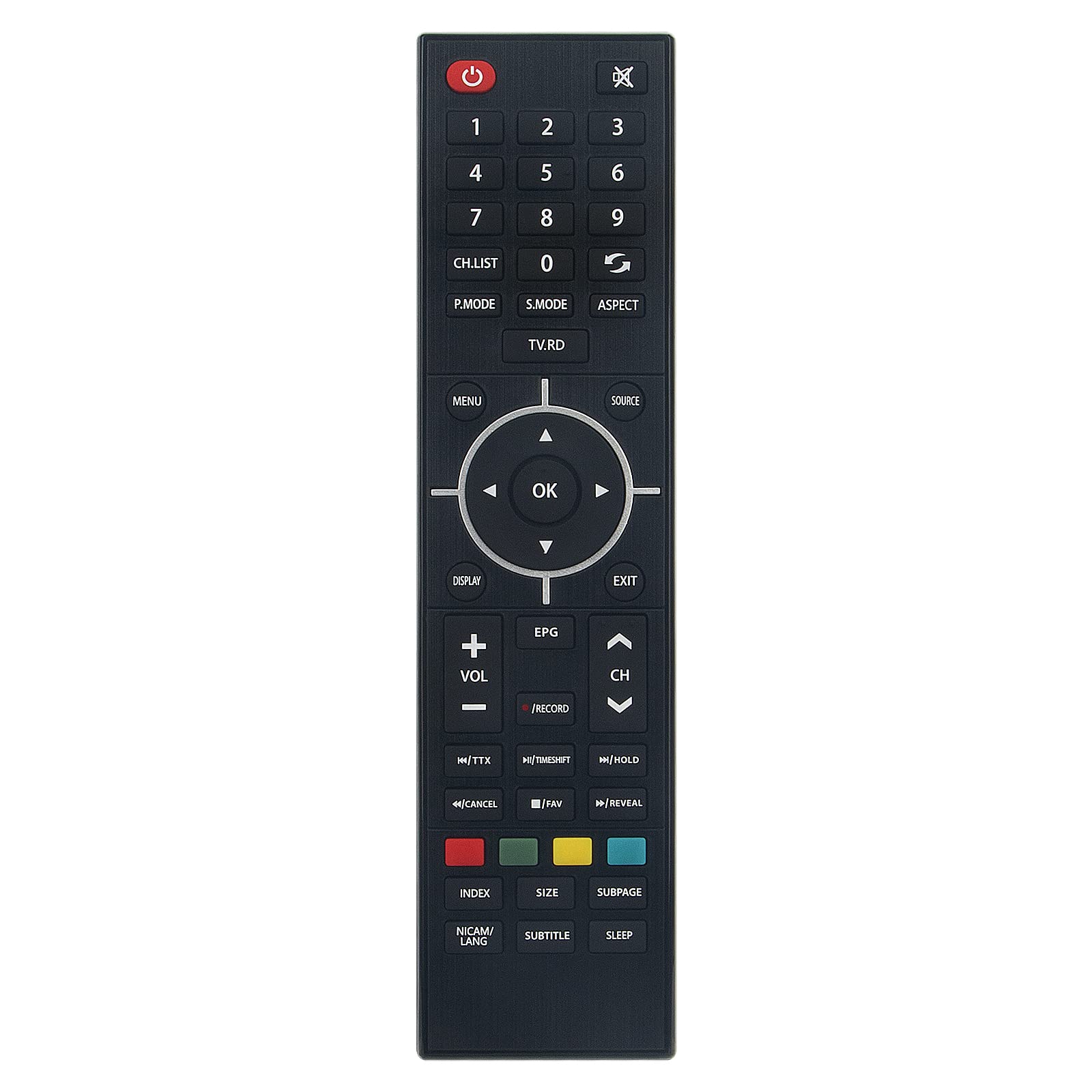 Replacement Remote Control Fit for Polaroid TV DVD P24RP0080U LE-32GCL P28RN0038E JX-8092A P50FN0117K Remote