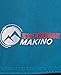Women Quick Dry Splicing Pants with Elastic Band for Hiking by Makino (Blue W28/L30)