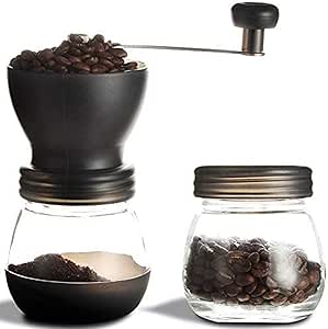 GLNB Los molinillos de café, Grano de café Amoladora Manual Tosquedad