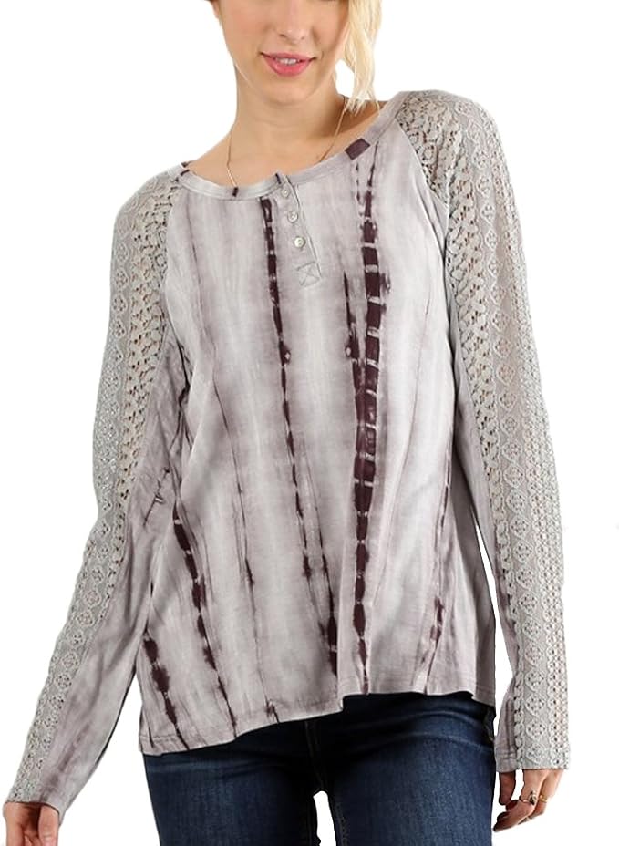 tie dye henley