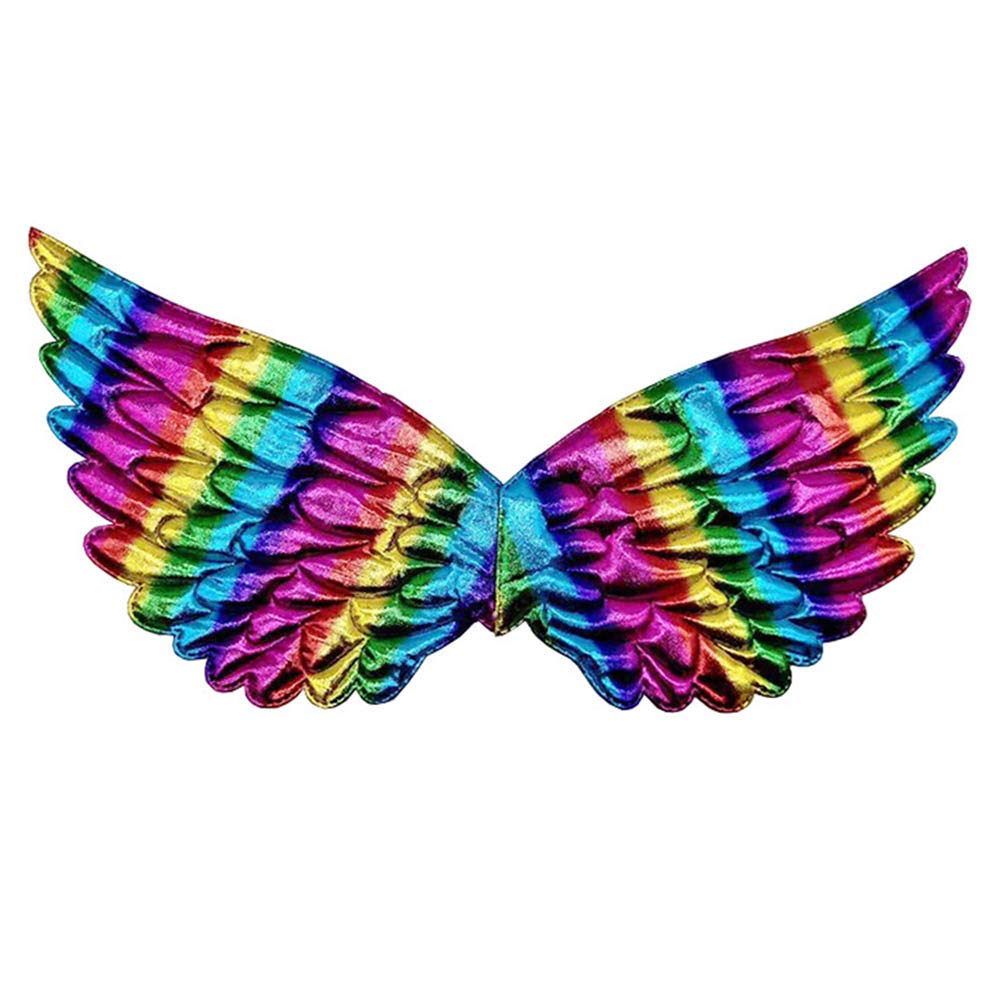 Goefly Angel Wing Costume, Christmas Halloween Unicorn Wing Girl Fairy Princess Costume Accessory Birthday Christmas Party