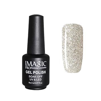 Xshuai Noir Flacon 8 Ml Vernis à Ongles Gel Art Nail Gel Uv - 