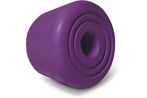 Sure-Grip Bullseye Bolt-On Toe Stops for Roller Skates – Non-Adjustable Rubber Toe Stops – Compatible with Use on 5/16" Tapped Plates, Super-X, Jogger, Marco Polo & Other Plates – Sold in Pair