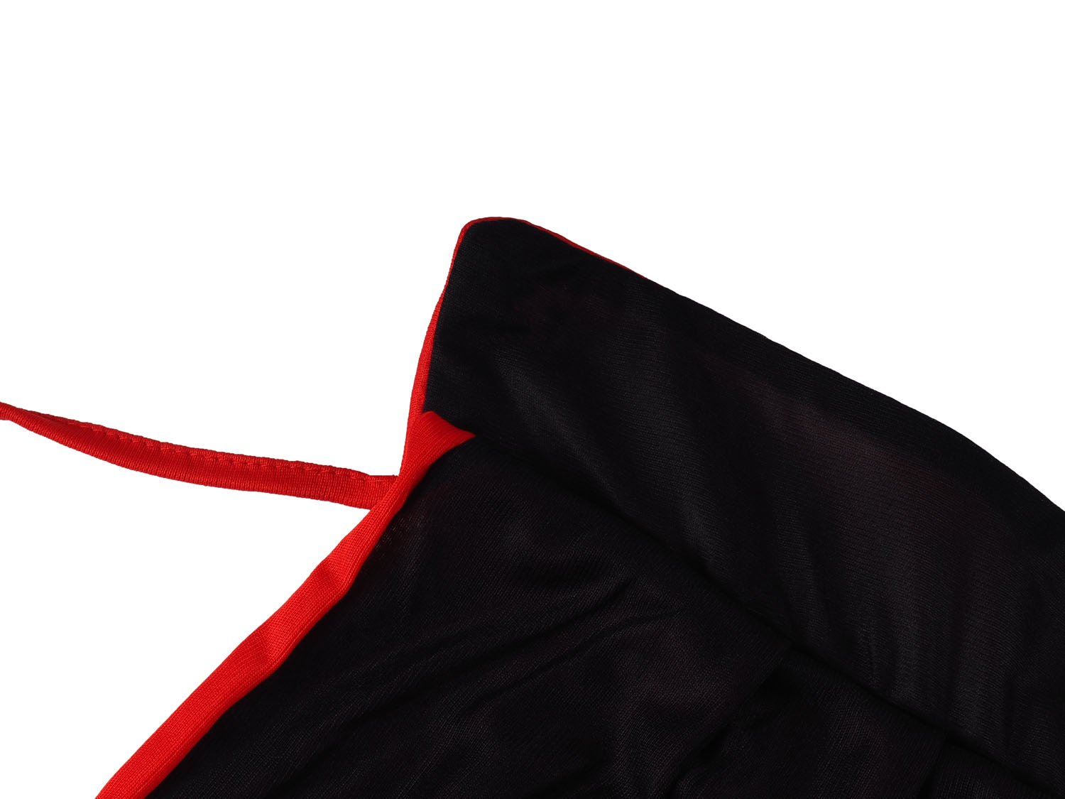 MEZETIHE 35\'\' Black Red Halloween Cloak Magician Cape Cosplay Robe Costumes for Boys Girls
