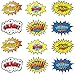 Lilly and the Bee Novelties Large Cardboard Superhero Word Cutouts Size 17 X 13 Inches Set of 12 Pieces