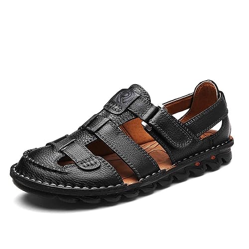 casual closed toe sandals