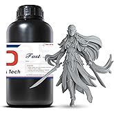 Siraya Tech Fast ABS-Like 3D Printer Resin 405nm UV-Curing Non-Brittle High Precision 3D Printing Liquid Standard Photopolymer Resin for LCD DLP 3D Printing(Grey, 1kg)