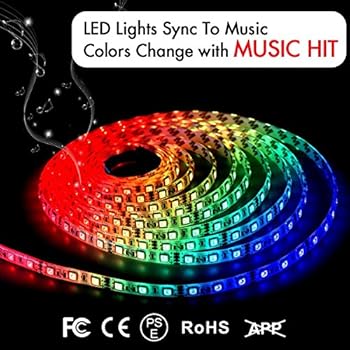 sync how to rgb lights pc To Lights LED Lights Music 16.4Ft/5M Sync Strip LED LED sync how to rgb lights pc To Lights LED Lights Music 16.4Ft/5M Sync Strip LED LED