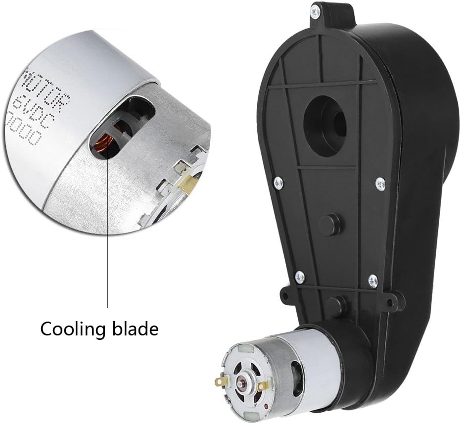 Hilitand 6V 20000Rpm/12V 30000Rpm Toy Electric Motor Gear Box for Kids Carriage RS550 (6V 20000RPM), ( 6V 20000RPM ) - Image 5