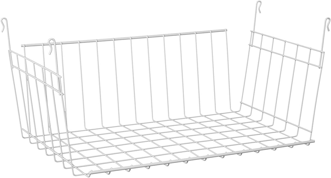 ClosetMaid 6222 Hanging Basket for Wire Shelving 3-Pack