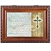 Cottage Garden My Prayer Box Place to Rest Cares Woodgrain Rope Trim Jewelry Music Box Plays Friend in Jesus