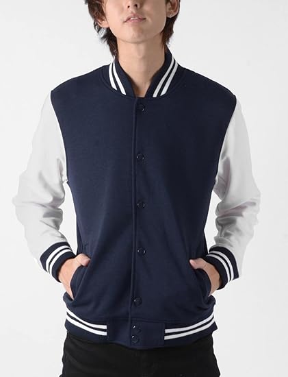 Amazon お兄系 ジャケット メンズ ポンチスタジャン スタジアムジャンパー ジャンバー ネイビーl コート ジャケット 通販