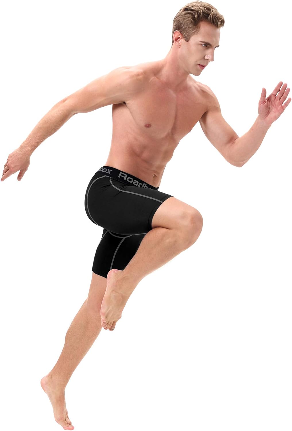 Roadbox Men's Compression Shorts 3 Pack, Cool Dry Athletic Baselayer Workout Underwear: Clothing
