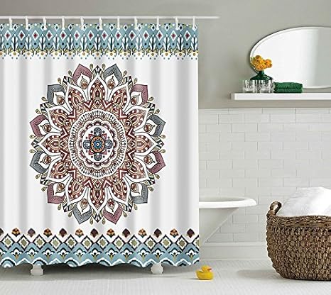 Download 180 Cm X 180 Cm Okjk Duschvorhang Bohemian Mandala 3d Gedruckter Polyester Badvorhang Verdicken Sie Den Wasserdichten Badvorhang Mit Haken Mit 12 Duschvorhanghaken Kuche Haushalt Wohnen Badausstattung Suenaacampo Com
