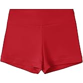 Swdarz Girls Dance Shorts for Ballet Gymnastics Cheers Spandex Athletics for Team Sports