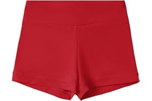 Swdarz Girls Dance Shorts for Ballet Gymnastics Cheers Spandex Athletics for Team Sports