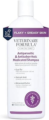Veterinary Formula Clinical Care Antiparasitic Medicated Dog Shampoo 16 oz view 1