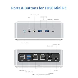 DeskMini TH50 Mini PC Windows 11 Pro with Intel