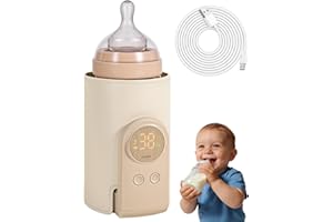 Umimile Portable Bottle Warmer for Travel – Heats The Bottle Directly—No Pouring, Fast Heating Baby Bottle Warmer on The Go, 