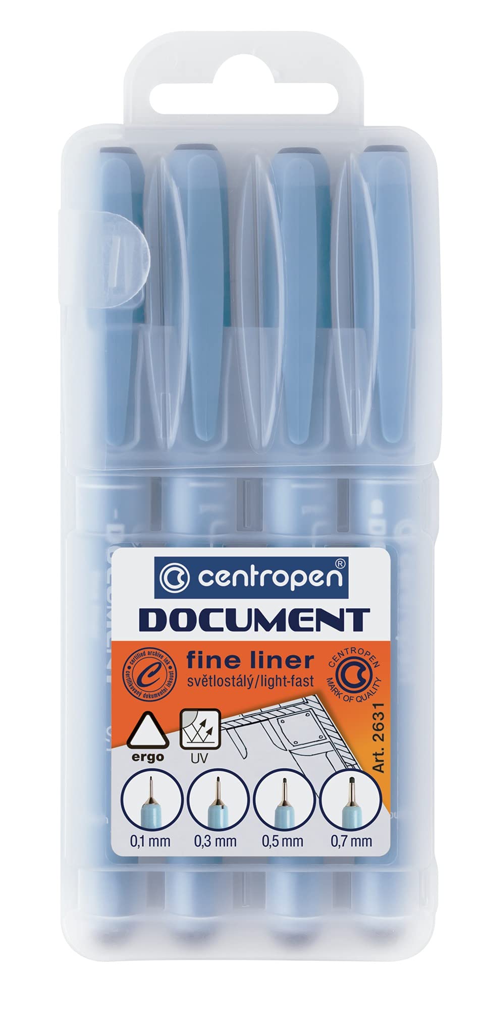 Centropen PK 4 DOCUMENT LINER BLACK 2631,226310401