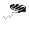 Musiclily Dual Hot Rail Pickup High Output Guitar Single Coil Sized Humbucker for Fender Squier Strat Electric Guitar, Black