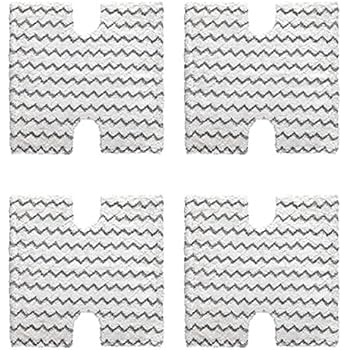 Amyehouse 4-Pack Shark Touch Free Dirt Grip Washable Microfiber Pad Replacememt for Shark Lift-Away & Genius Steam Mop S3973 S3973D S5002 S5003 S6001 S6002 S6003 Part # XTP184 & P184WQ