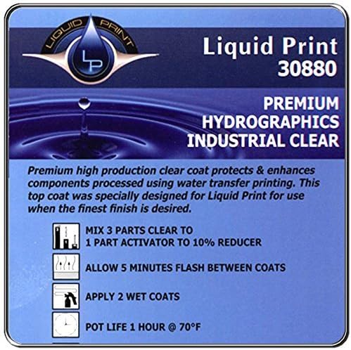 High Gloss Xpres Clear 1 Quart - Liquid Print Hydrographics Paint Supplies
