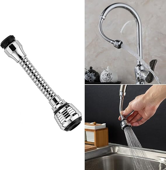 Wasserhahnfilter 360° Drehbar - 3 Modi Mit Edelstahl-Filterelement