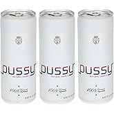 Pussy Natural Energy Drink - Carbonated Energy Drinks Pack of 3-250ml - All Natural Caffeine Drinks - ILIOS Packaging.