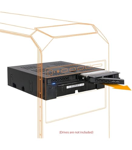 Baie Mobile ICY DOCK Pour Disque Dur 3,5" Ou 2,5" - Rack Amovible Hot-swap En Baie 5,25" - 5