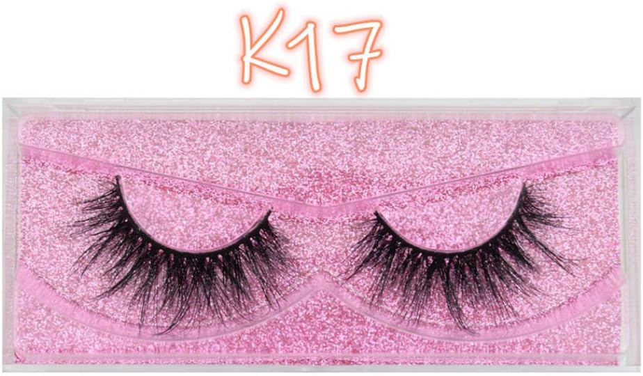 5D Hair False Eyelashes Wispy Cross Fluffy Lashes Extension Tools Makeup Handmade Eyelashes-Visofree_K17