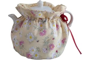 JOONOR Tea Cosy - Cotton Printed Tea Cosy, Kitchen Tea Pot Dust Cover, Breakfast Warmer, Insulation and Keep Warm, Color#3