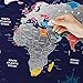 Large Scratch Off World Map - Premium Edition - 31.5