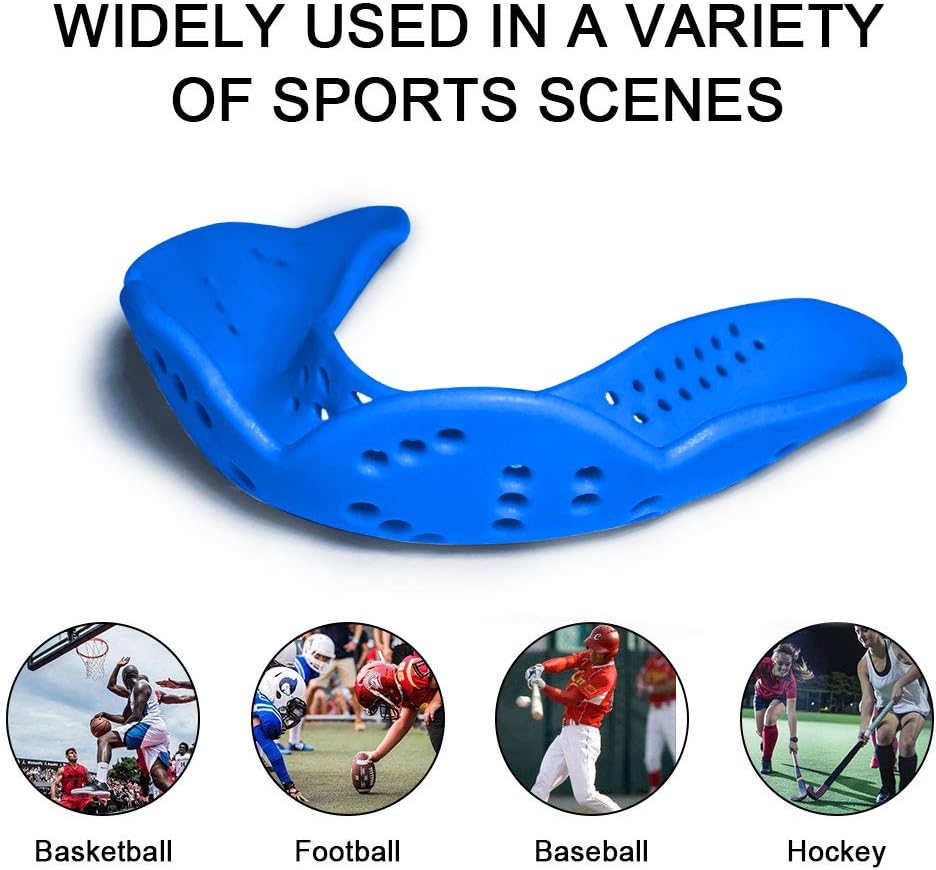 ACCO Mouth Guard Sport 1.6mm Custom Fit Sports Mouthguard for Youth/Adults (White) : Sports & Outdoors