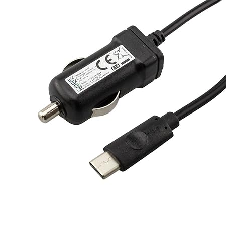caseroxx Handy Auto-Ladegerät USB Type-C Kabel für Cubot Note Plus, hochwertiges Ladekabel inkl. Adapter zum Laden an Zigaret