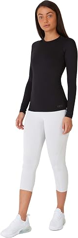 TCA Super Thermal Top Women - Ladies Thermal Vest Ski Base Layer Black S view 6