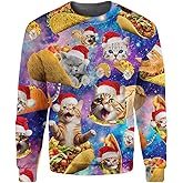 ACEPrints Funny Ugly Christmas Sweatshirts for Men Women for Men Women Polyester Sweatshirt