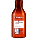 Redken Frizz Dismiss Conditioner - Frizz Control for All Hair Types, Moisturizes & Smoothes, Enhances Shine, With Babassu Oil