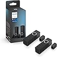 Philips Hue Secure Smart Contact Sensor, Black - 2 Pack - Made for Indoor Doors and Windows - Requires Hue Bridge - Works with The Hue App