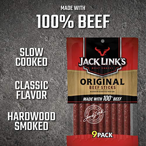 Jack Links Beef Snack Sticks, Original,7.2 Ounce (Pack of 3) Great