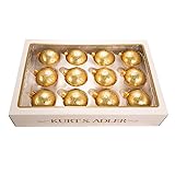 Kurt S. Adler Kurt Adler 60mm Gold Glass Ball Set