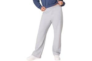 Hanes Women's Sweatpants, EcoSmart Fleece, Pocketless Open-Bottom Sweatpant, Regular & Petite