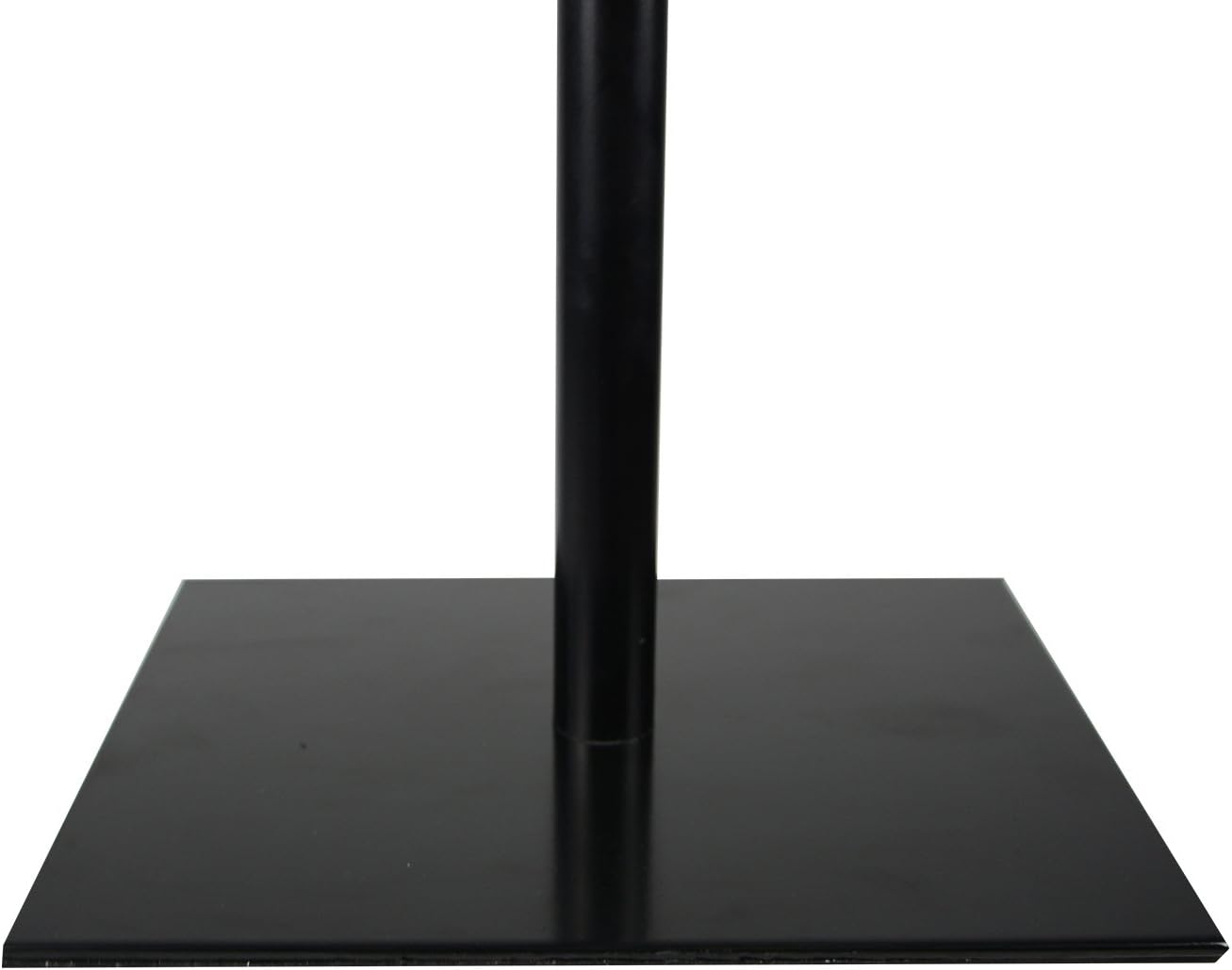 T-SIGN Adjustable Heavy Duty Pedestal Poster Stand, Square Steel Base, 11 x 17 Inch Aluminum Snap Open Frame, Vertical and Horizontal Displayed, Black : Office Products