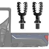 KEMIMOTO UTV Hunting Tool Holder, Compatible with Polaris Ranger General | Tool Rack with Rubber Snubbers for Added Security, Fits UTVs with 1-7/16" Tie Down Hole on the Cargo Bed
