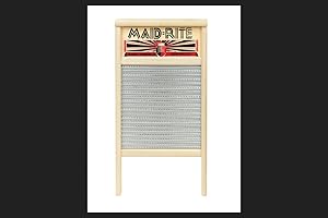 Columbus Washboard Family Size Washboard, Pack of 1, Silver