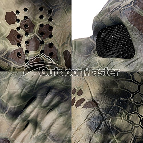Купить OutdoorMaster Full Face Airsoft Mask with Metal Mesh Eye