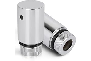 Eumti 39mm Fork Tube 2" Extension Kit Chrome Compatible With Harley Sportster 883 1200 XL Dyna Glide ＆ FXR