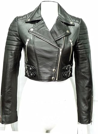 amazon uk ladies leather jackets