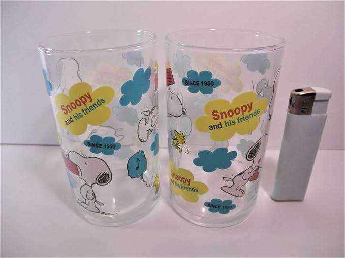 Amazon Co Jp スヌーピーのグラスセット 2客 ホビー